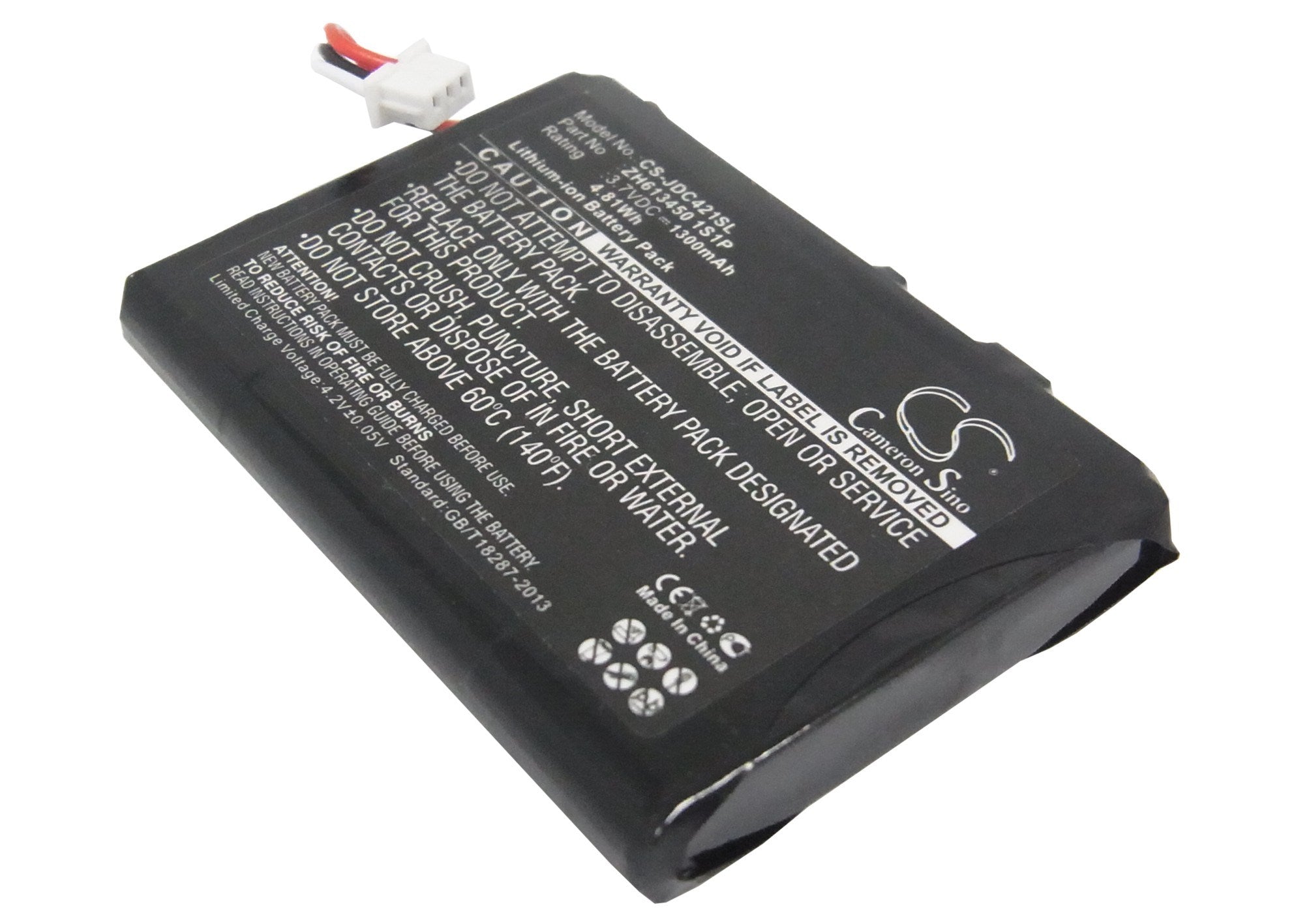 1300mAh Battery - CS-JDC421SL / Li-ion / Volts: 3.7