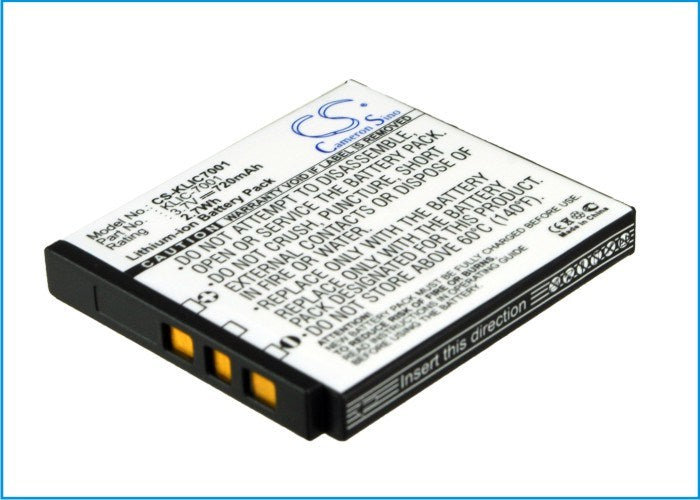 720mAh Battery - CS-KLIC7001 / Li-ion / Volts: 3.7