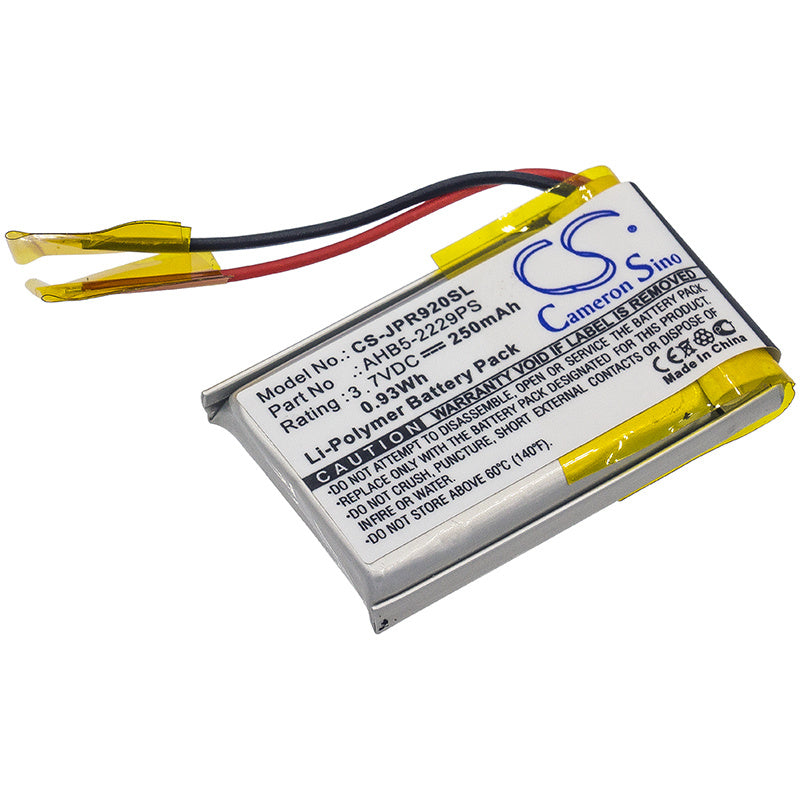 250mAh Battery - CS-JPR920SL / Li-Polymer / Volts: 3.7