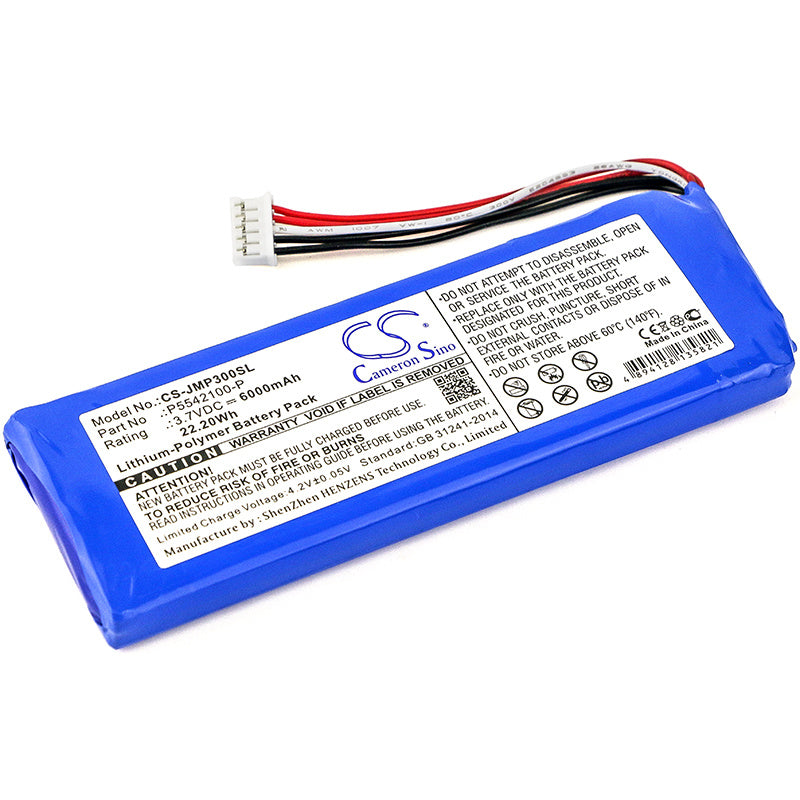 6000mAh Battery - CS-JMP300SL / Li-Polymer / Volts: 3.7