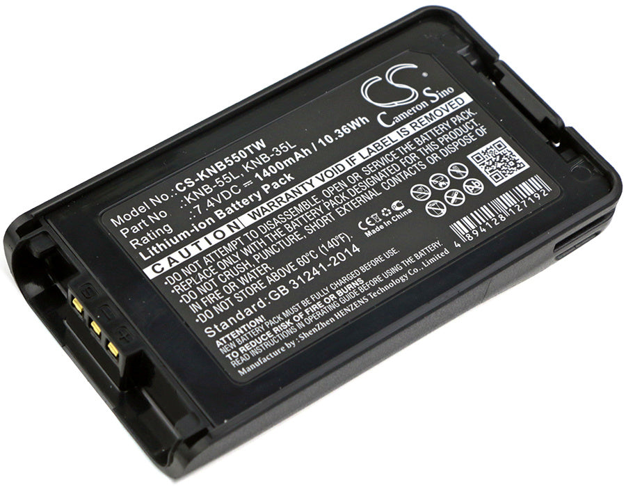 1400mAh Battery - CS-KNB550TW / Li-ion / Volts: 7.4