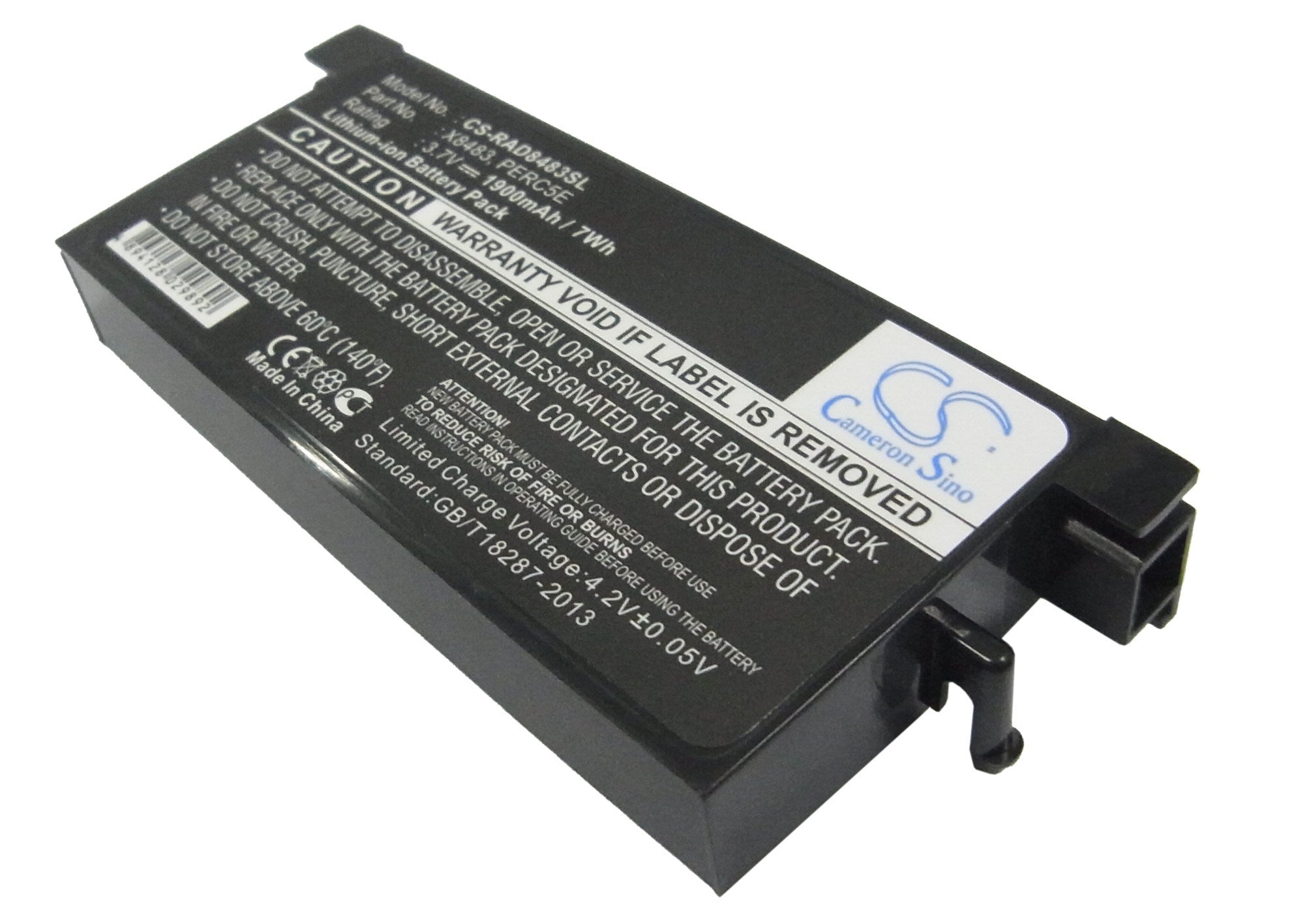 1900mAh Battery - CS-RAD8483SL / Li-ion / Volts: 3.7