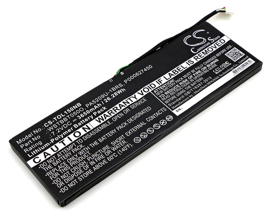 3650mAh Battery - CS-TOL150NB / Li-Polymer / Volts: 7.2