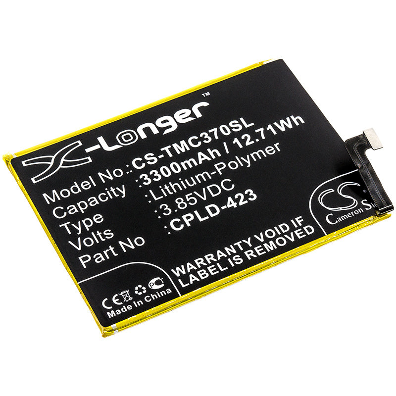 3300mAh Battery - CS-TMC370SL / Li-Polymer / Volts: 3.85