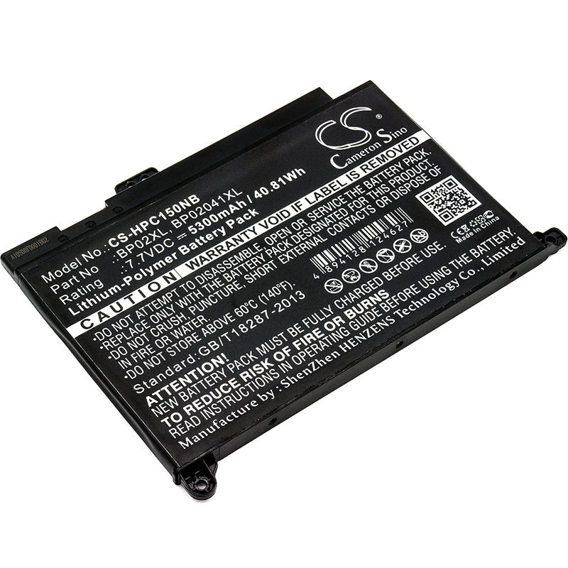 5300mAh Battery - CS-HPC150NB / Li-Polymer / Volts: 7.7