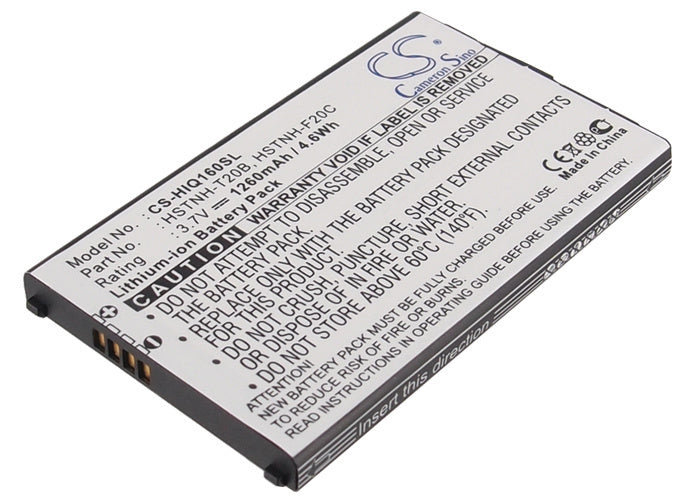 1260mAh Battery - CS-HIQ160SL / Li-ion / Volts: 3.7