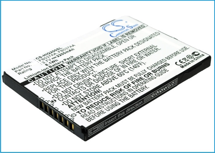2200mAh Battery - CS-HIQ200SL / Li-ion / Volts: 3.7