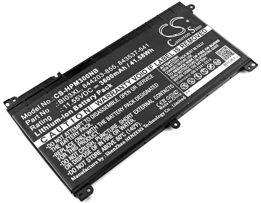 3600mAh Battery - CS-HPM300NB / Li-ion / Volts: 11.55