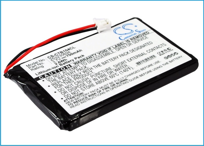 700mAh Battery - CS-CTB104CL / Li-ion / Volts: 3.7