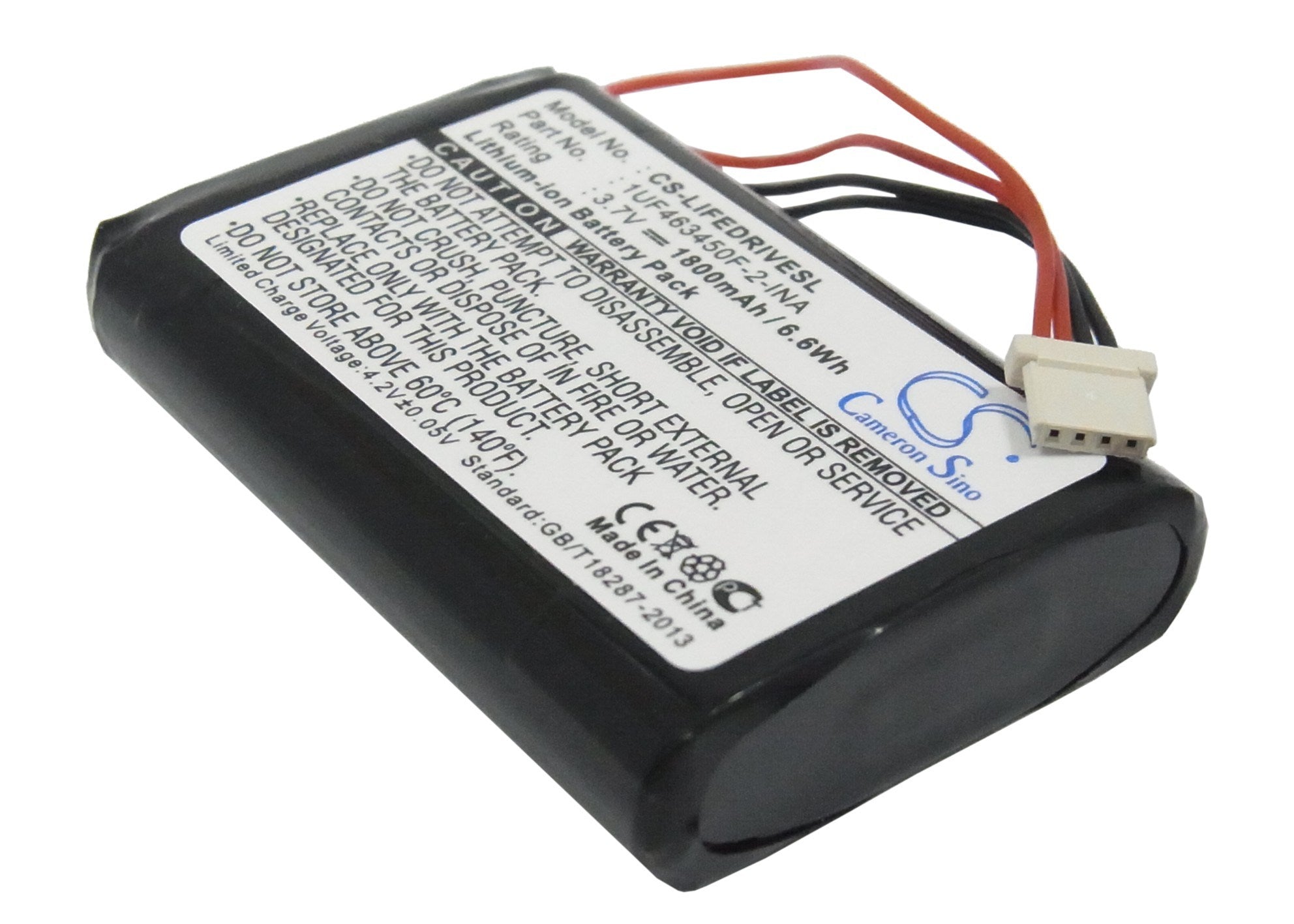 1800mAh Battery - CS-LIFEDRIVESL / Li-ion / Volts: 3.7