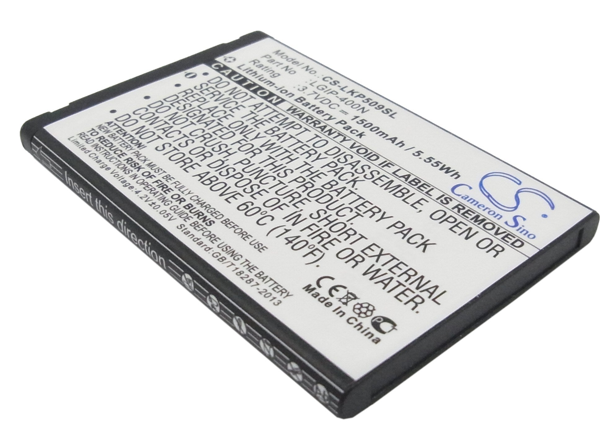 1500mAh Battery - CS-LKP509SL / Li-ion / Volts: 3.7