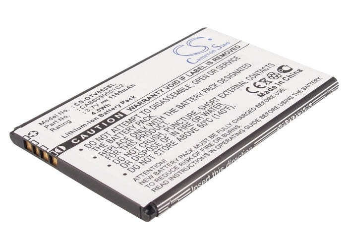 1100mAh Battery - CS-OTV860SL / Li-ion / Volts: 3.7