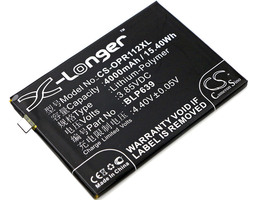 4000mAh Battery - CS-OPR112XL / Li-Polymer / Volts: 3.85