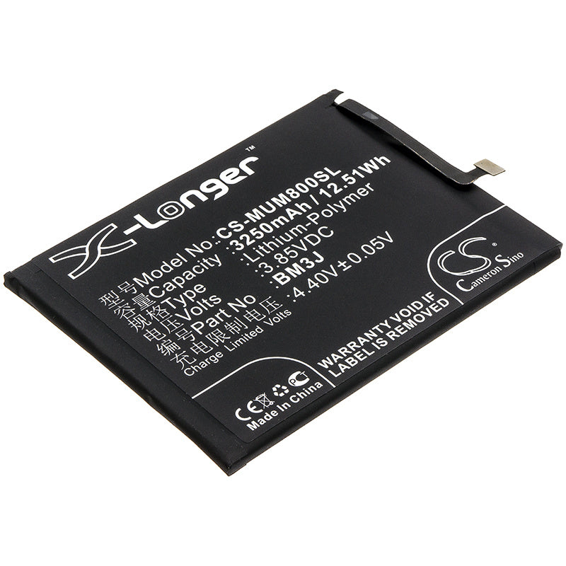 3250mAh Battery - CS-MUM800SL / Li-Polymer / Volts: 3.85
