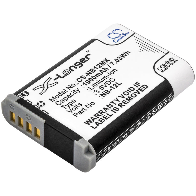 1900mAh Battery - CS-NB12MX / Li-ion / Volts: 3.6