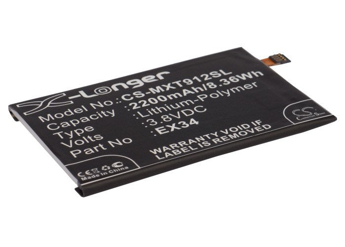 2200mAh Battery - CS-MXT912SL / Li-Polymer / Volts: 3.8