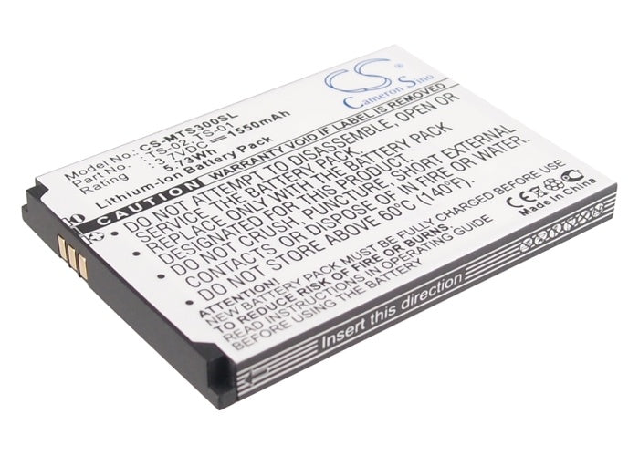 1550mAh Battery - CS-MTS300SL / Li-ion / Volts: 3.7