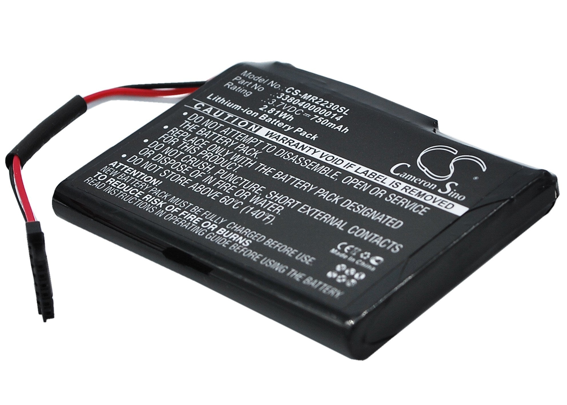 750mAh Battery - CS-MR2230SL / Li-ion / Volts: 3.7