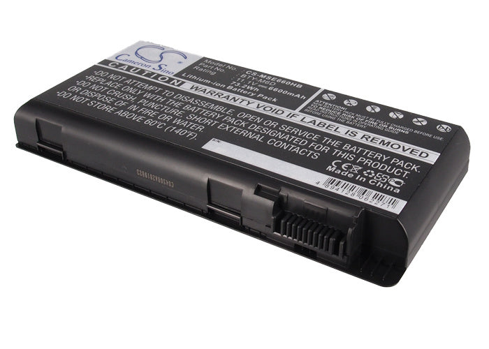 6600mAh Battery - CS-MSE660HB / Li-ion / Volts: 11.1