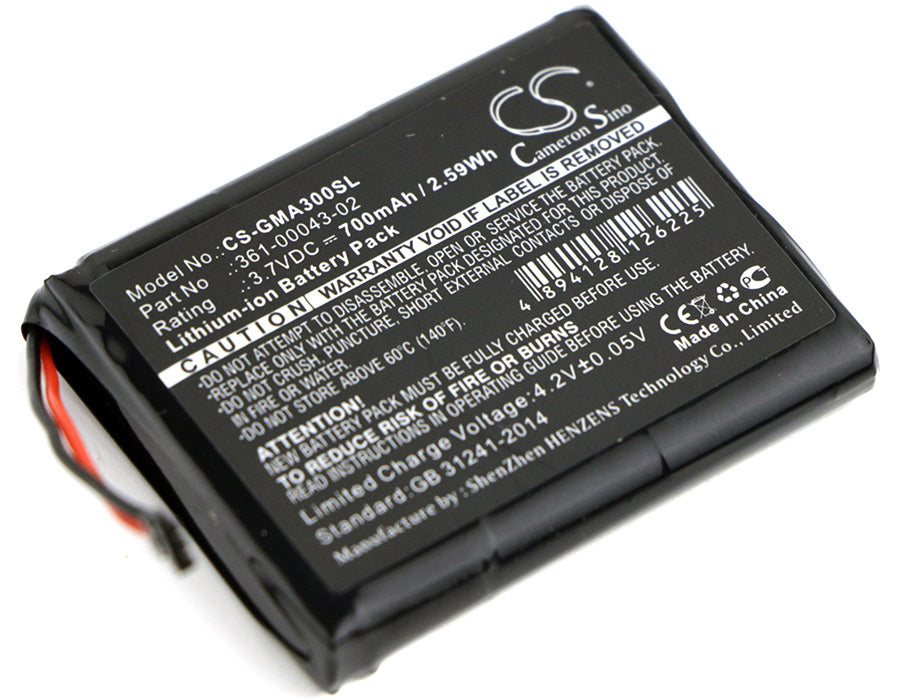 700mAh Battery - CS-GMA300SL / Li-ion / Volts: 3.7
