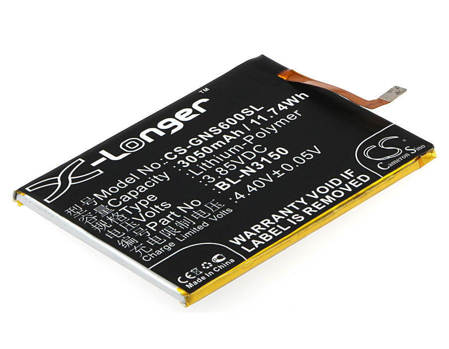 3050mAh Battery - CS-GNS600SL / Li-Polymer / Volts: 3.85
