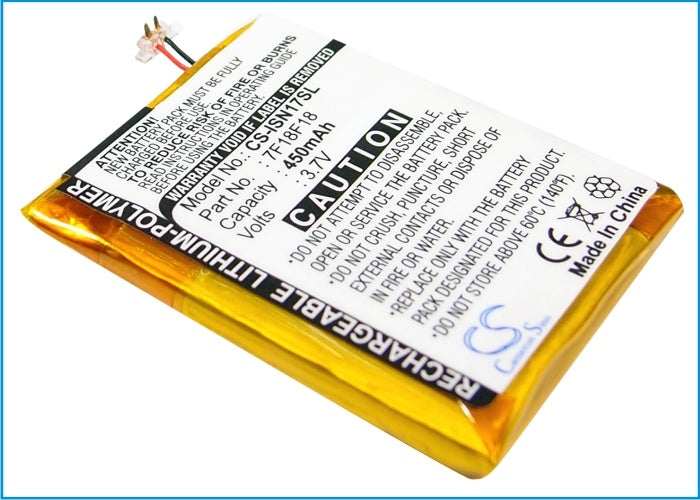 450mAh Battery - CS-ISN17SL / Li-Polymer / Volts: 3.7