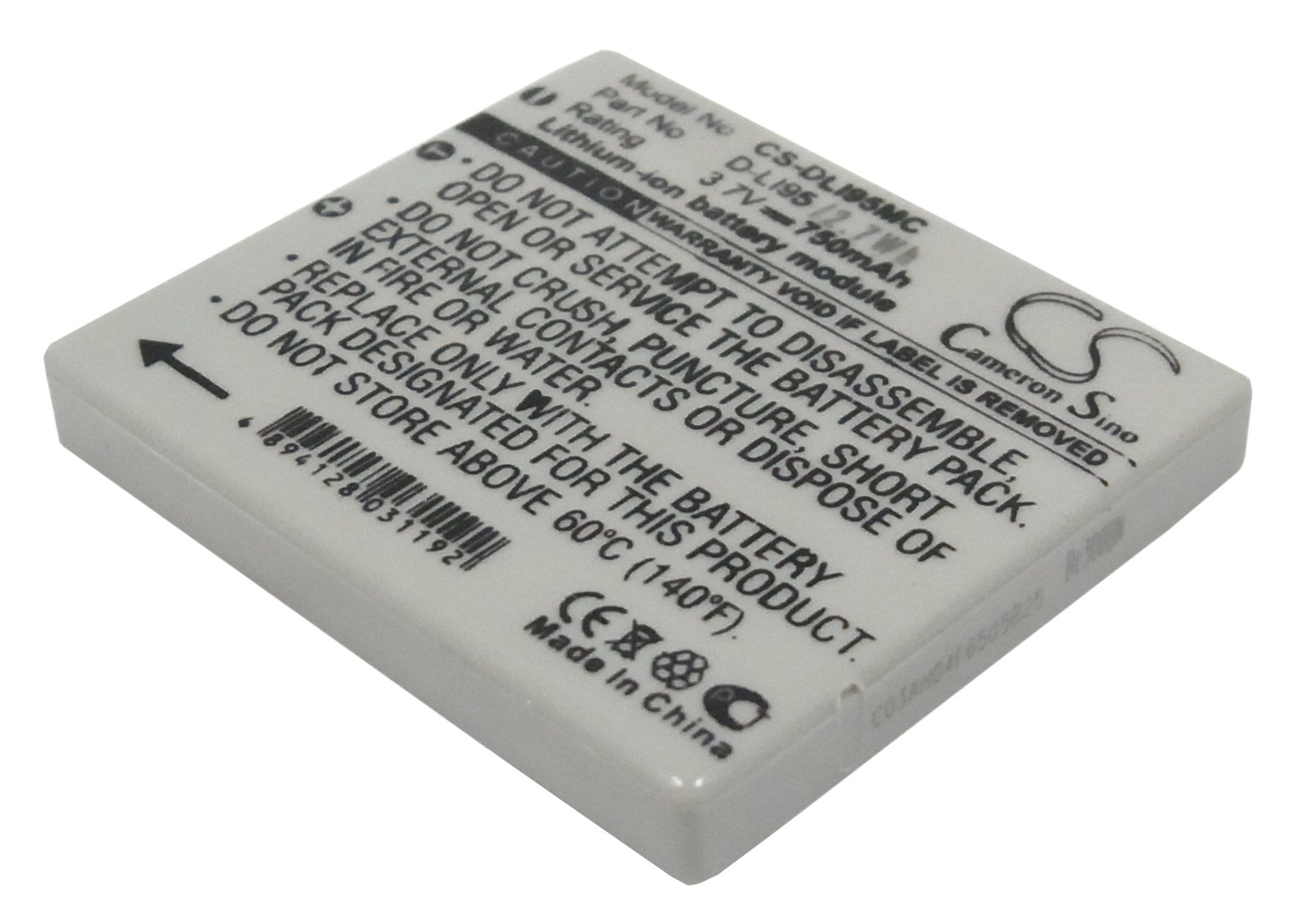 700mAh Battery - CS-DLI95MC / Li-ion / Volts: 3.7