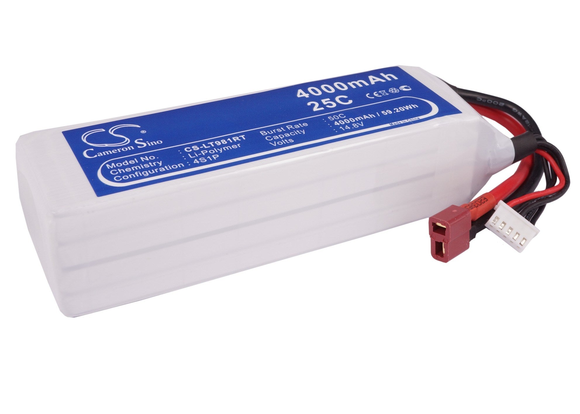 4000mAh Battery - CS-LT981RT / Li-Polymer / Volts: 14.8