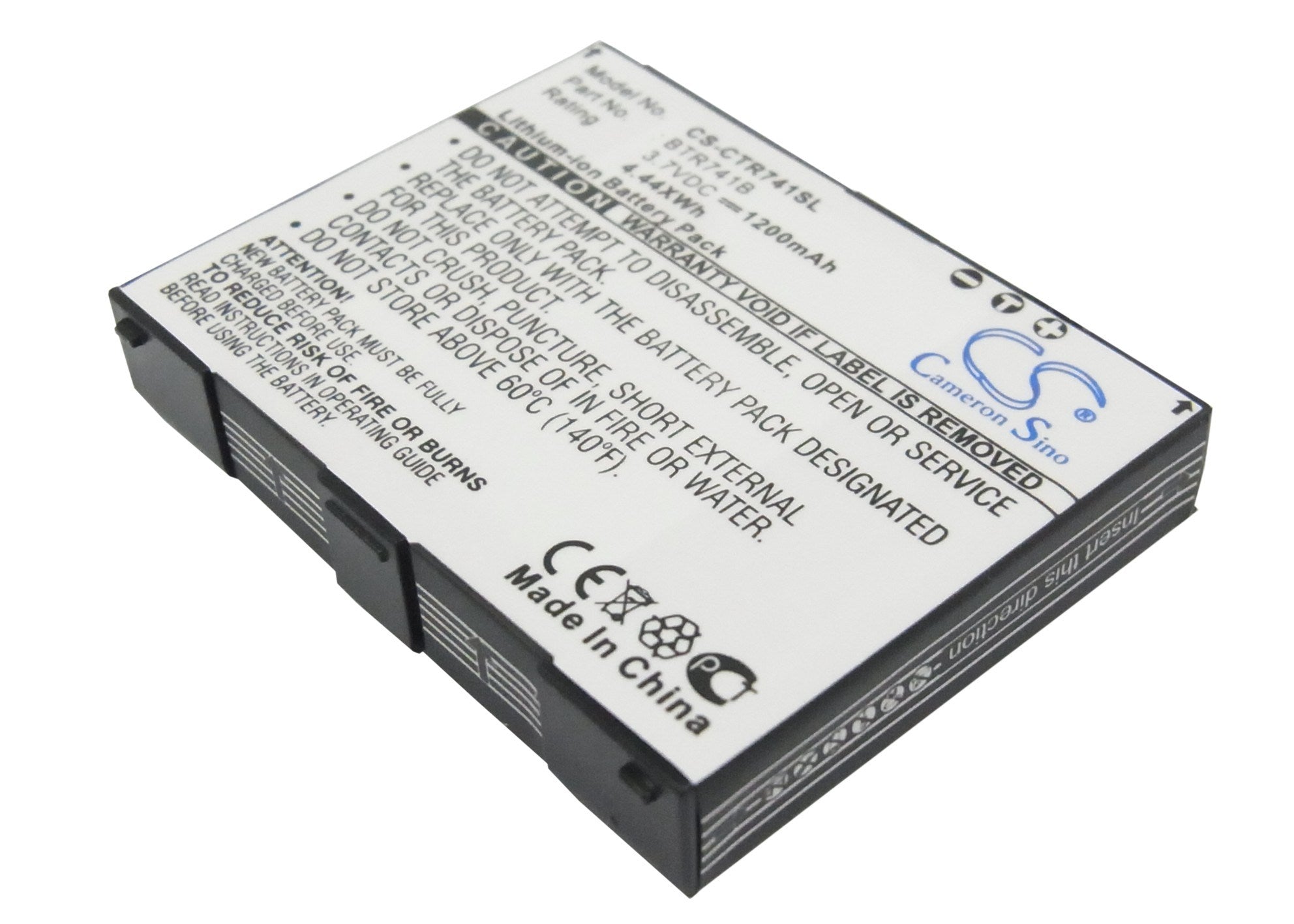 1200mAh Battery - CS-CTR741SL / Li-ion / Volts: 3.7
