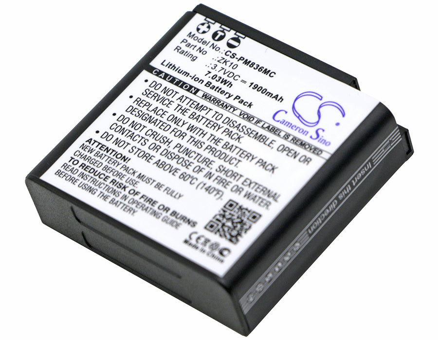 1900mAh Battery - CS-PM836MC / Li-ion / Volts: 3.7