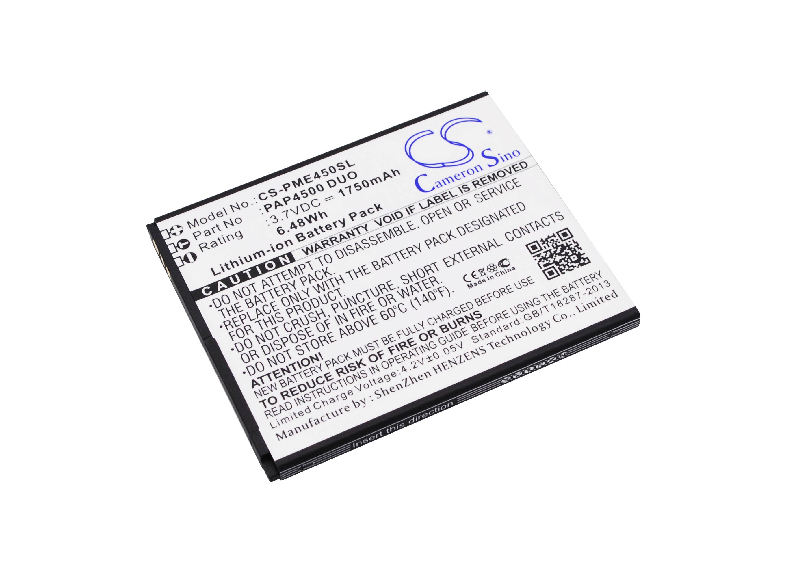 1750mAh Battery - CS-PME450SL / Li-ion / Volts: 3.7
