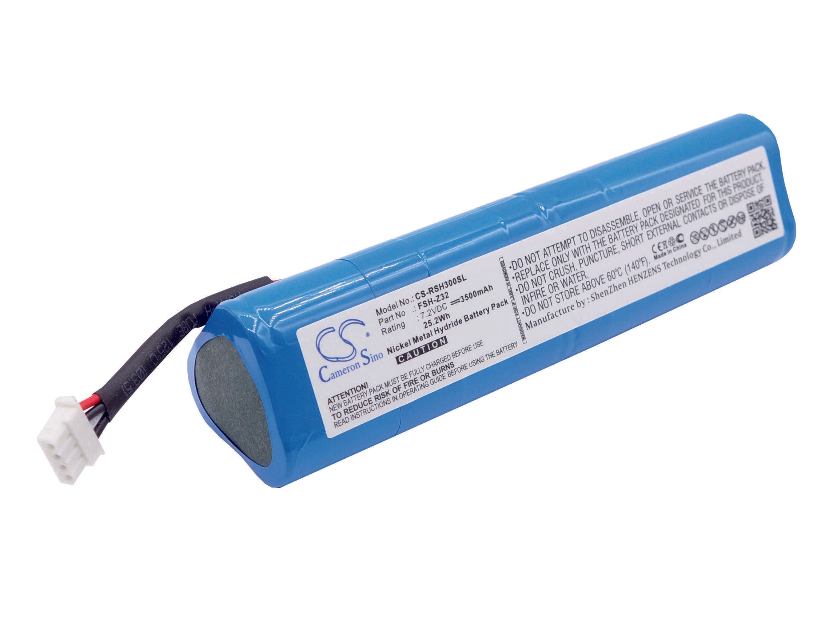 3500mAh Battery - CS-RSH300SL / Ni-MH / Volts: 7.2