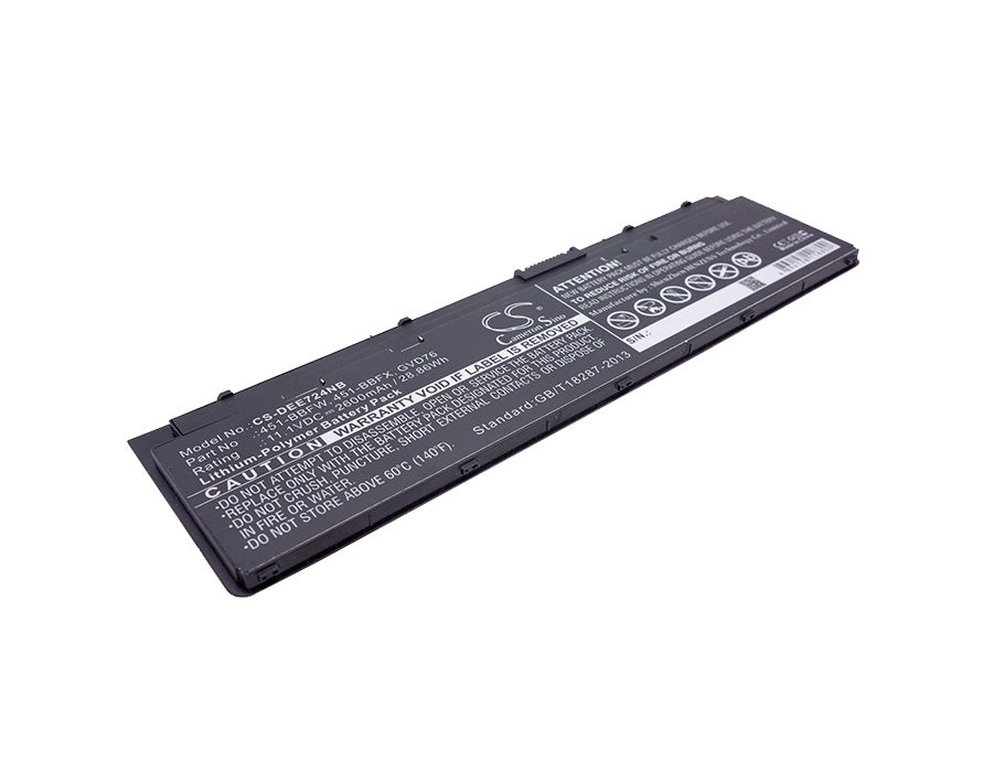 2600mAh Battery - CS-DEE724NB / Li-Polymer / Volts: 11.1
