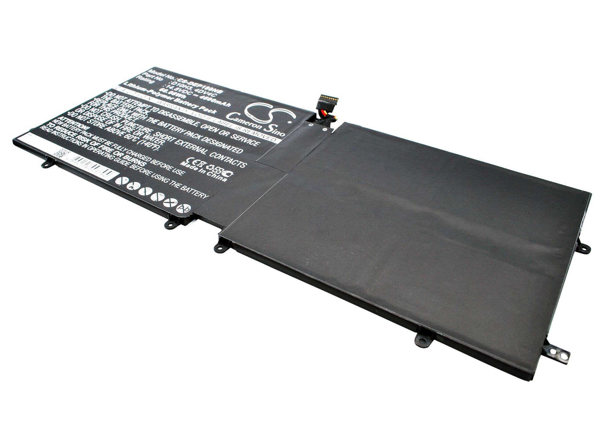 4600mAh Battery - CS-DEP180NB / Li-Polymer / Volts: 14.8