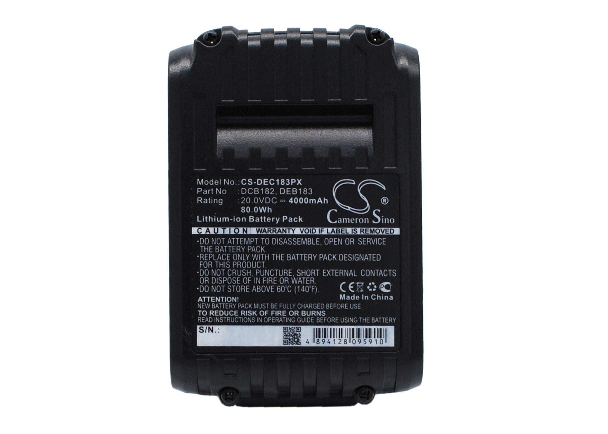 4000mAh Battery - CS-DEC183PX / Li-ion / Volts: 20