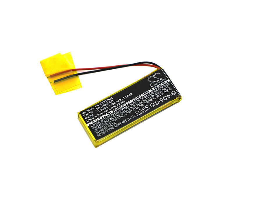 320mAh Battery - CS-SRD300SL / Li-Polymer / Volts: 3.7