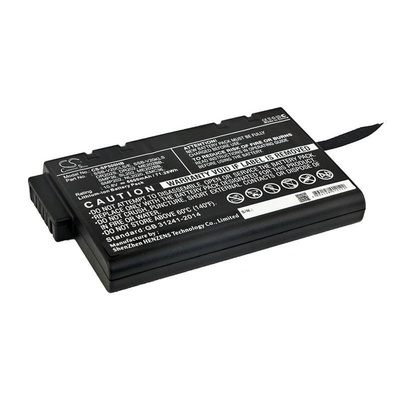 6600mAh Battery - CS-SP500HB / Li-ion / Volts: 10.8