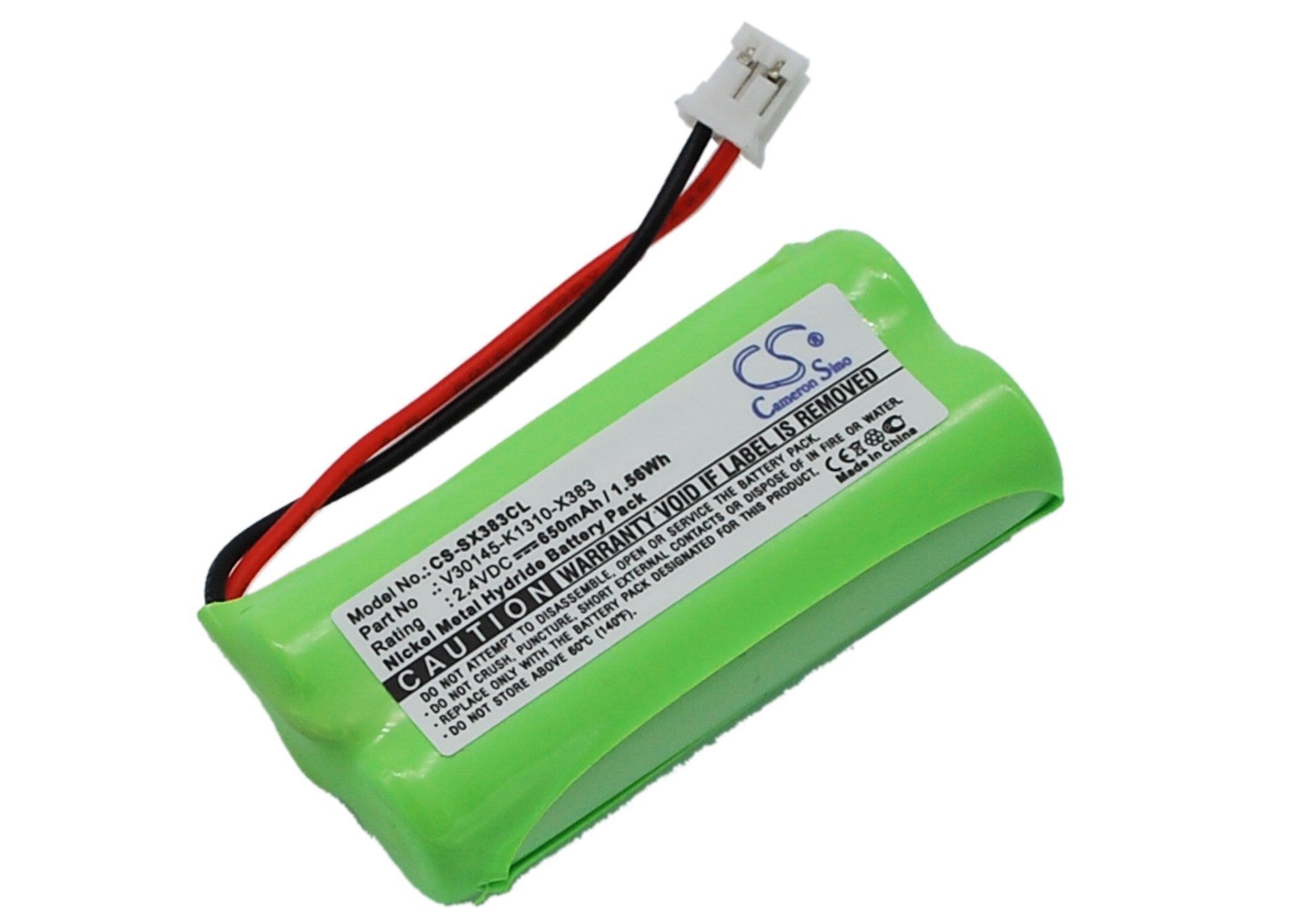 650mAh Battery - CS-SX383CL / Ni-MH / Volts: 2.4