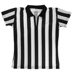 Women's Official Striped Referee/Umpire Jersey, S
