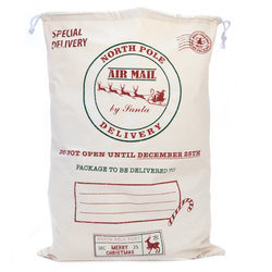 Santa's North Pole Delivery - Reusable Christmas Gift Bag