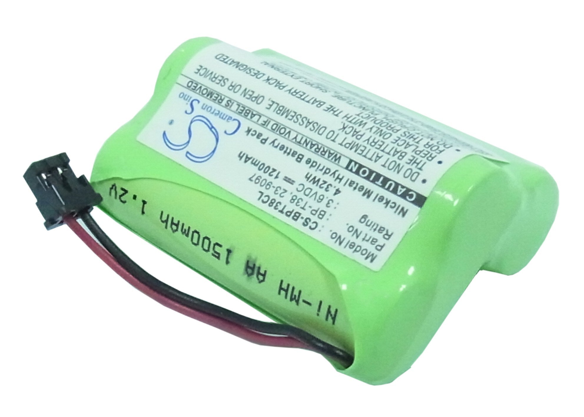 1200mAh Battery - CS-BPT38CL / Ni-MH / Volts: 3.6