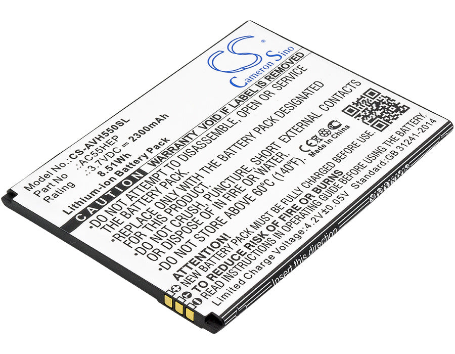 2300mAh Battery - CS-AVH550SL / Li-ion / Volts: 3.7