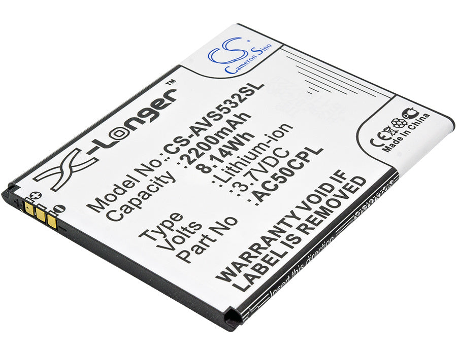 2200mAh Battery - CS-AVS532SL / Li-ion / Volts: 3.7