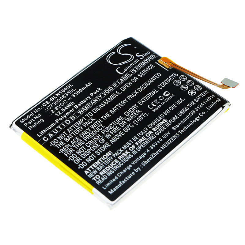 3300mAh Battery - CS-BLN100SL / Li-Polymer / Volts: 3.8