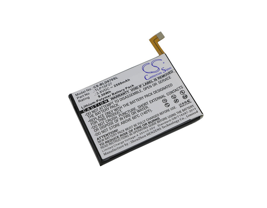 2500mAh Battery - CS-BLD870SL / Li-Polymer / Volts: 3.8