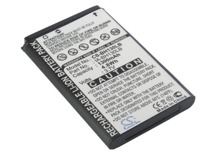 1300mAh Battery - CS-BH130LB / Li-ion / Volts: 3.7