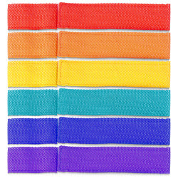 Three-Leg Race Relay Bands, 6-pack