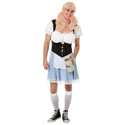 Busty Bavarian Halloween Costume, Medium