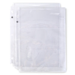 3-pocket Bill Sleeves, 20-pack