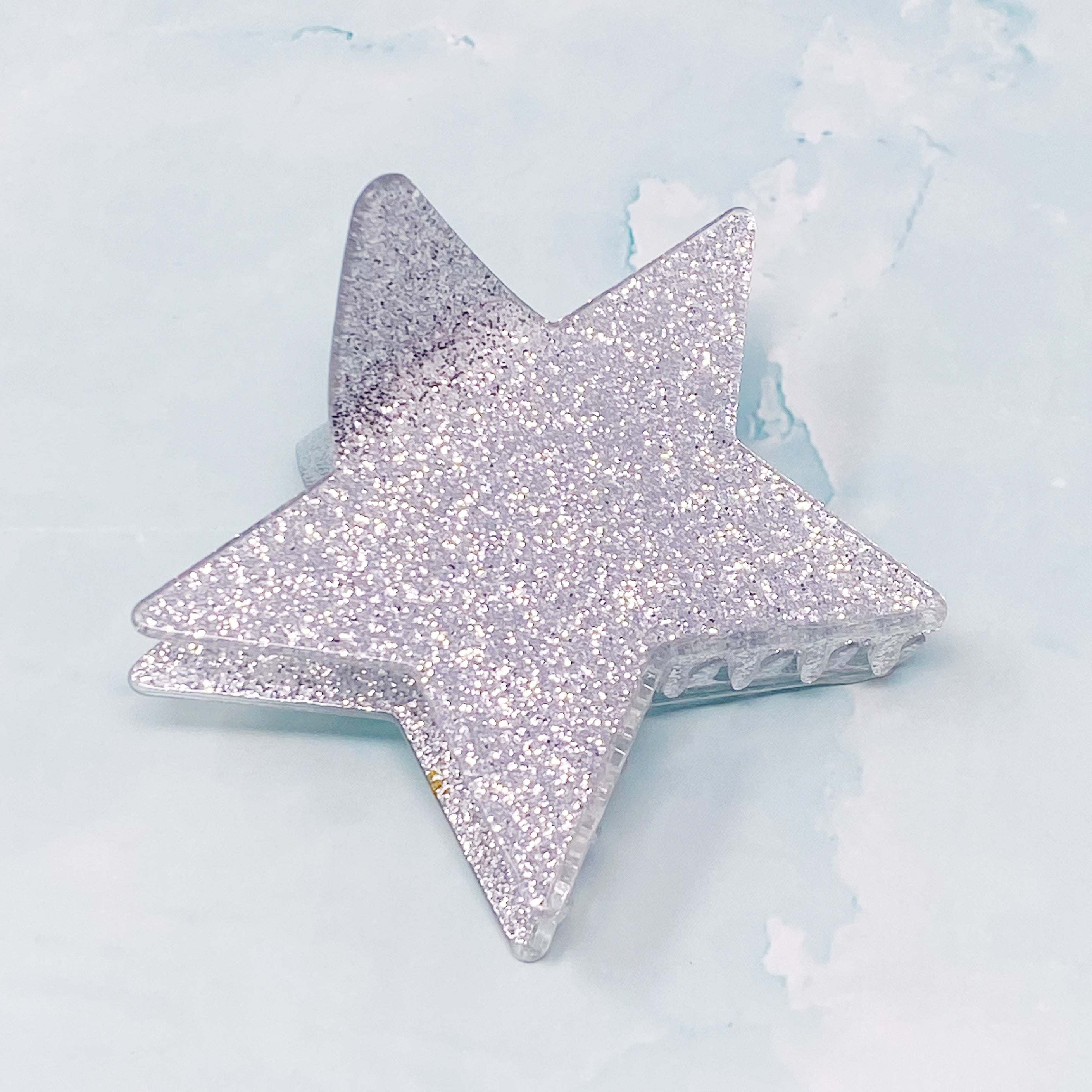 Dipped In Glitter Star Hair Claw